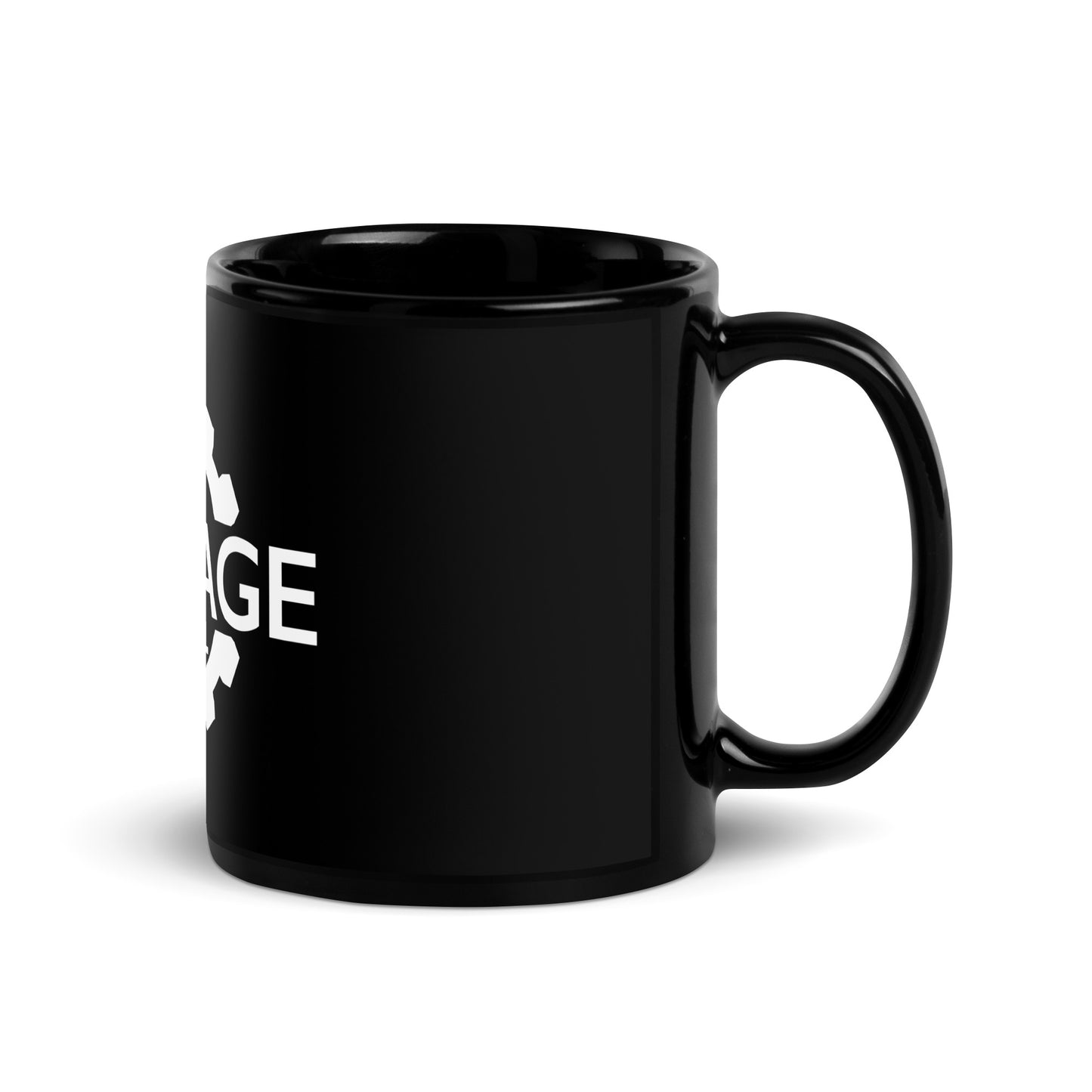 Vintage Rebel long glossy mug black