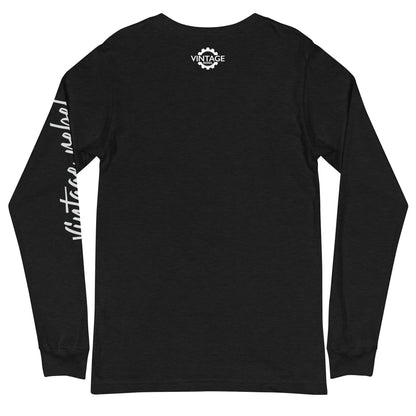 Vintage Rebel long sleeve tee black