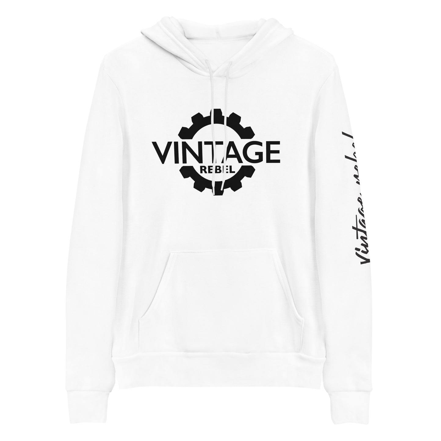 Vintage Rebel hoodie white