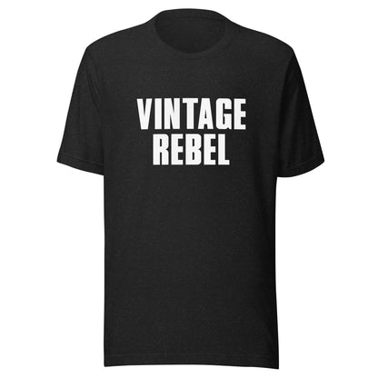 Vintage Rebel tee black