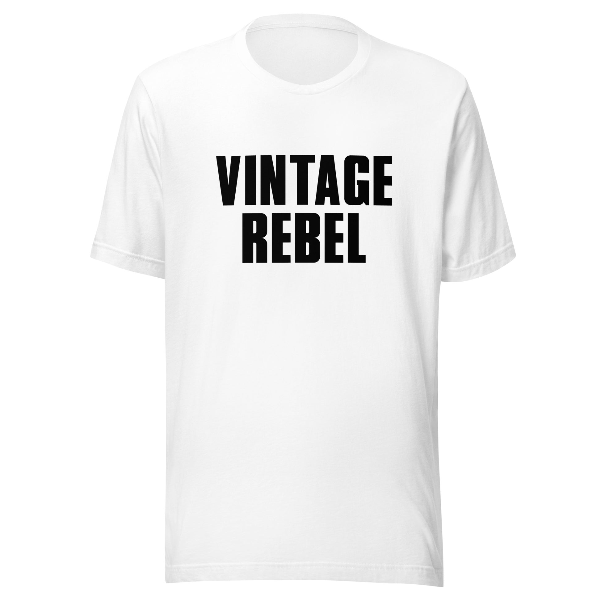 Vintage Rebel tee white