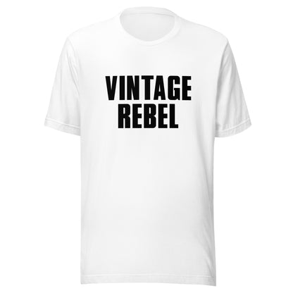 Vintage Rebel tee white