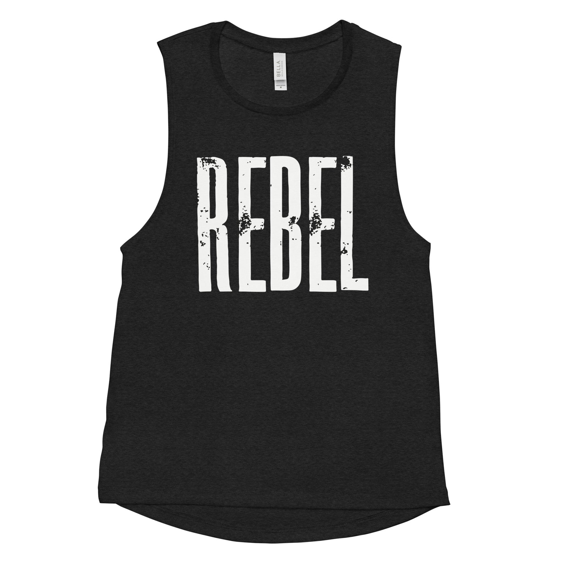 Rebel Women Muscle Tank Black – Vintage Rebel