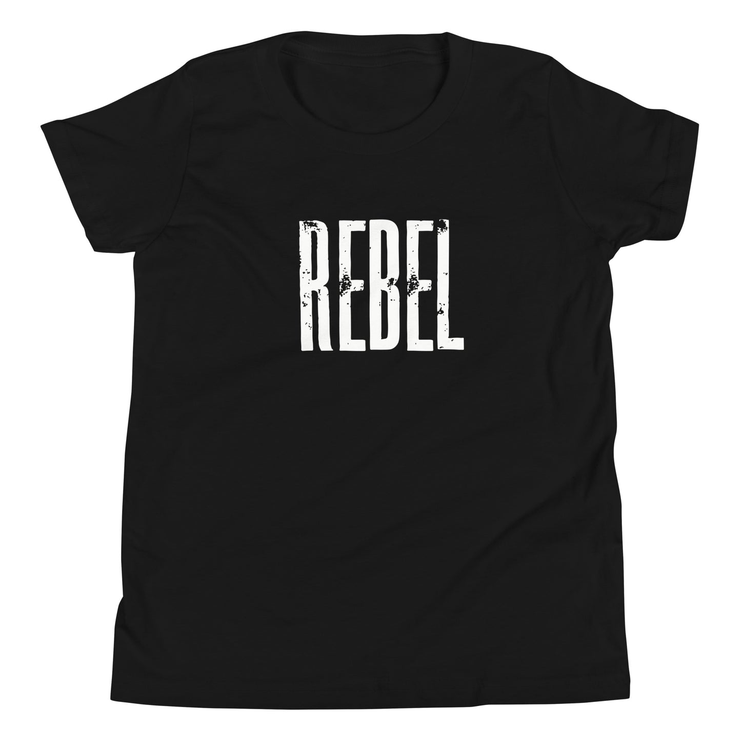 Rebel Kids Youth Short Sleeve T-Shirt Black